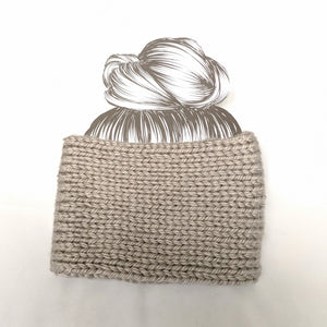 Gray Twist Ear Warmer / Headband