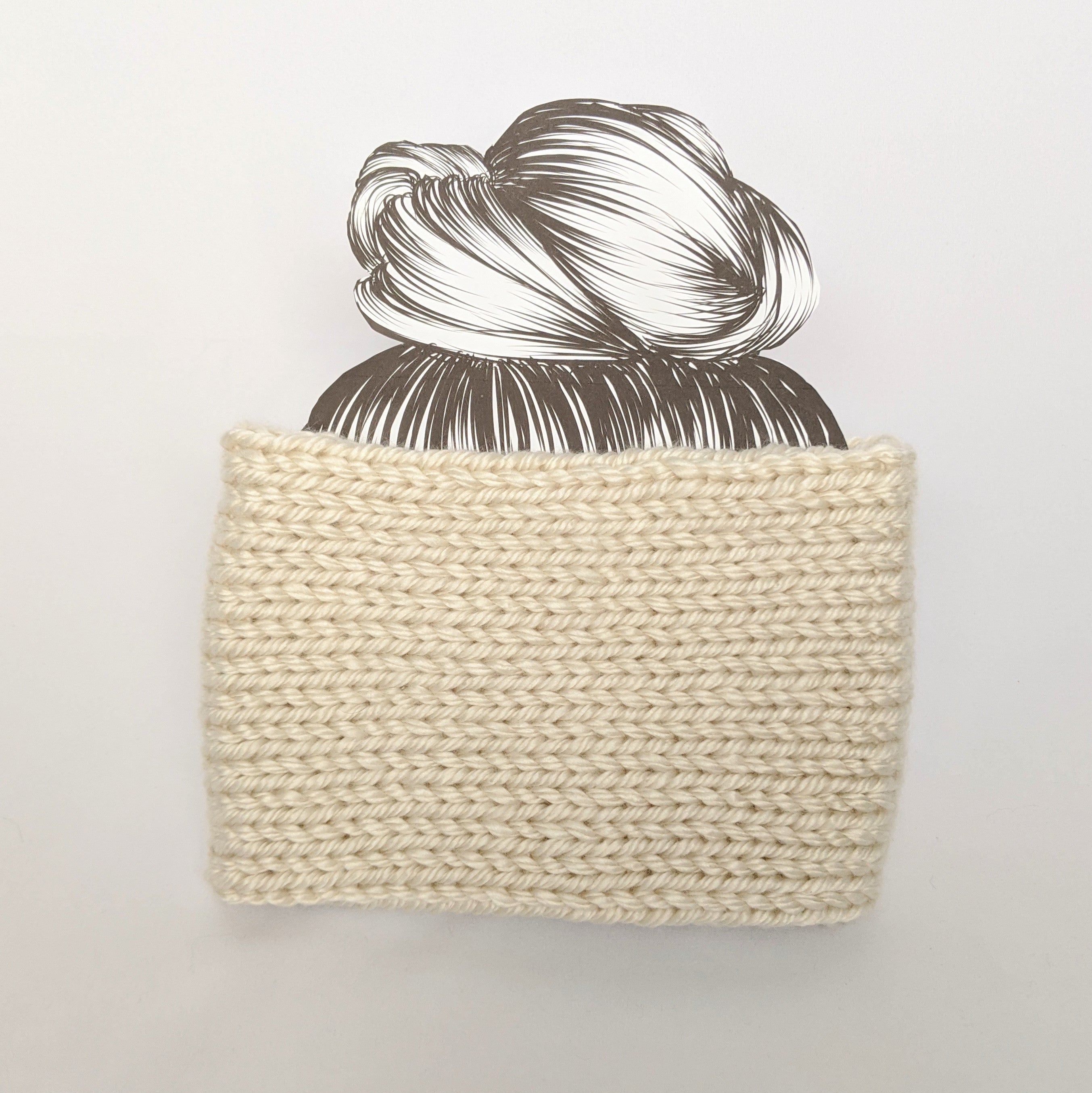 Cream Twist Ear Warmer / Headband