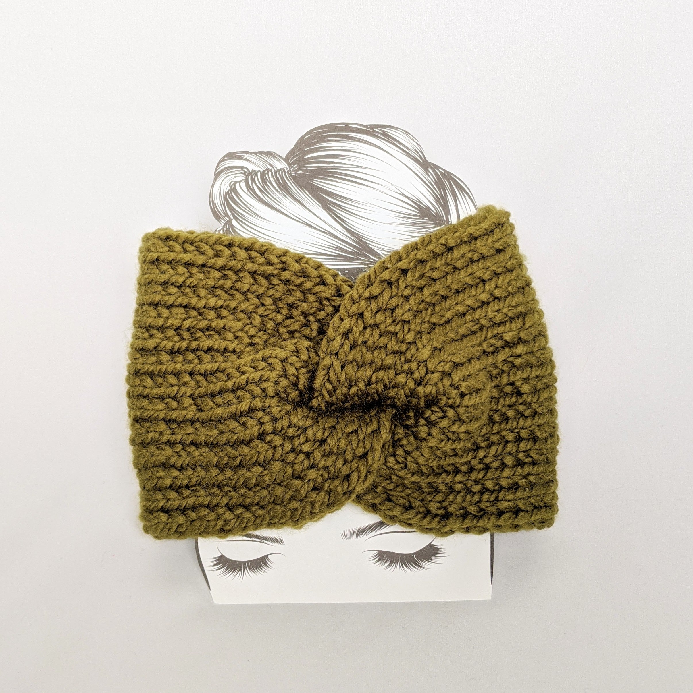 Green Twist Ear Warmer / Headband