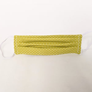 Green with Pin Dots Face Mask