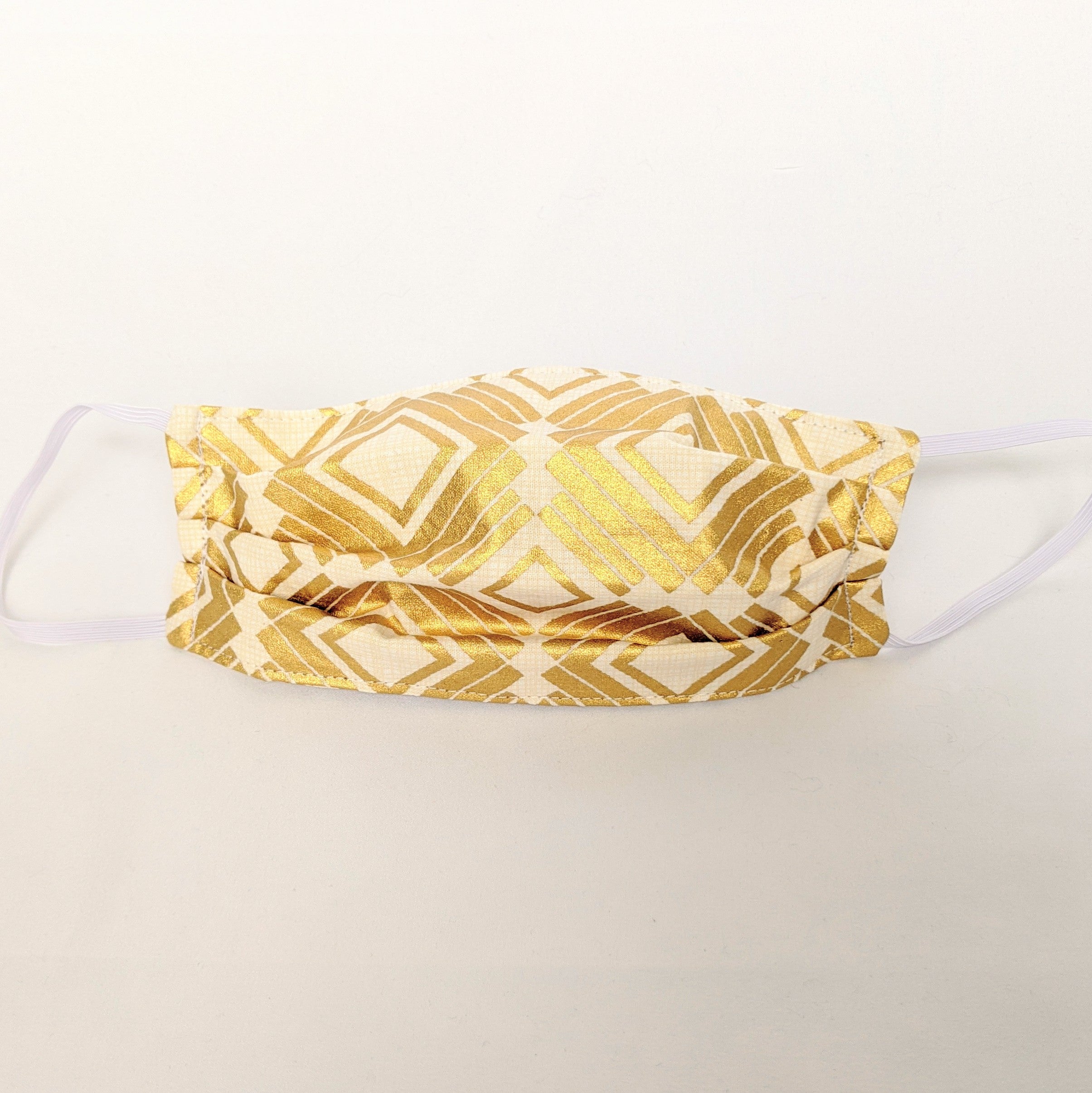 Gold Diamonds Face Mask