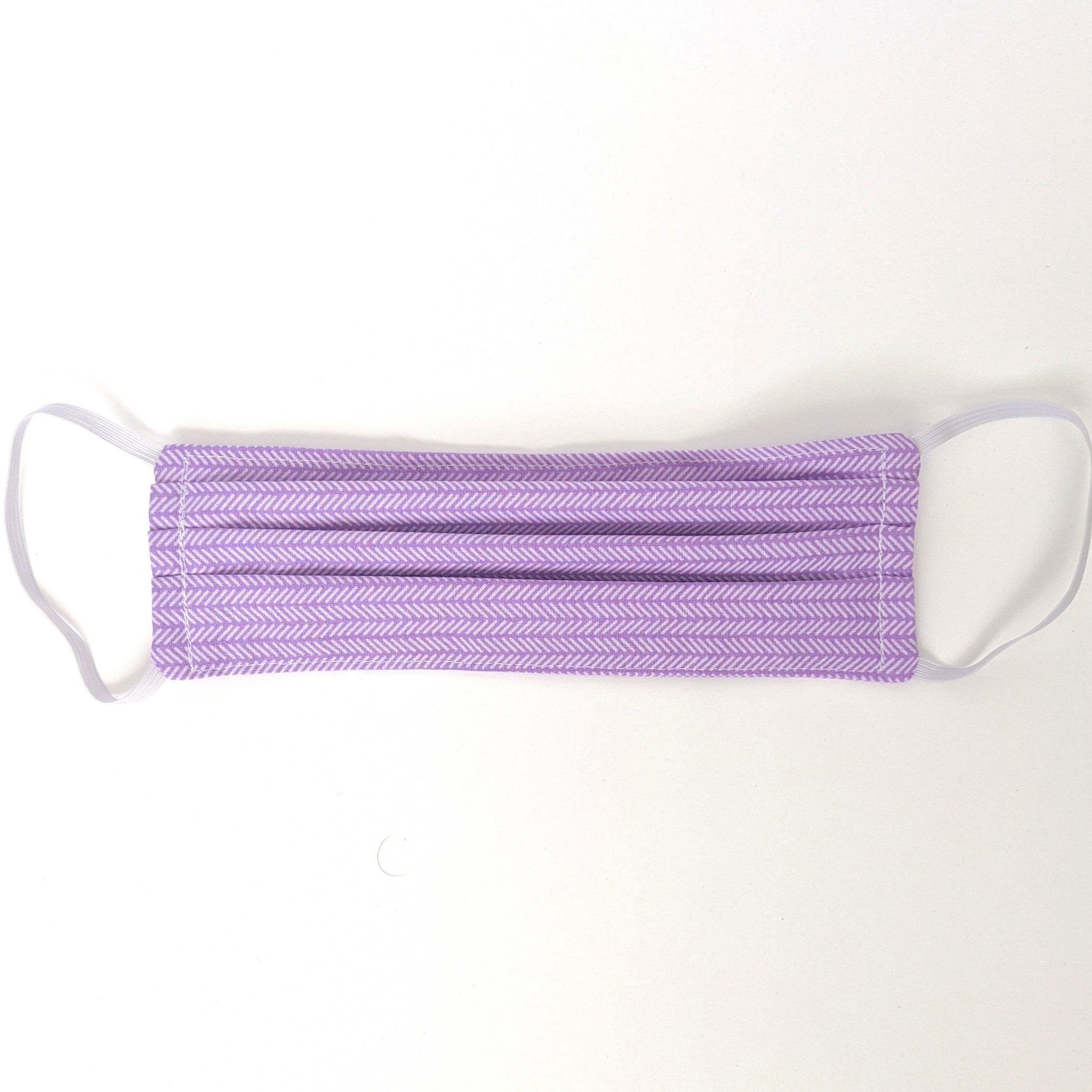 Purple Chevrons Face Mask