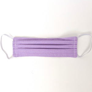 Purple Chevrons Face Mask