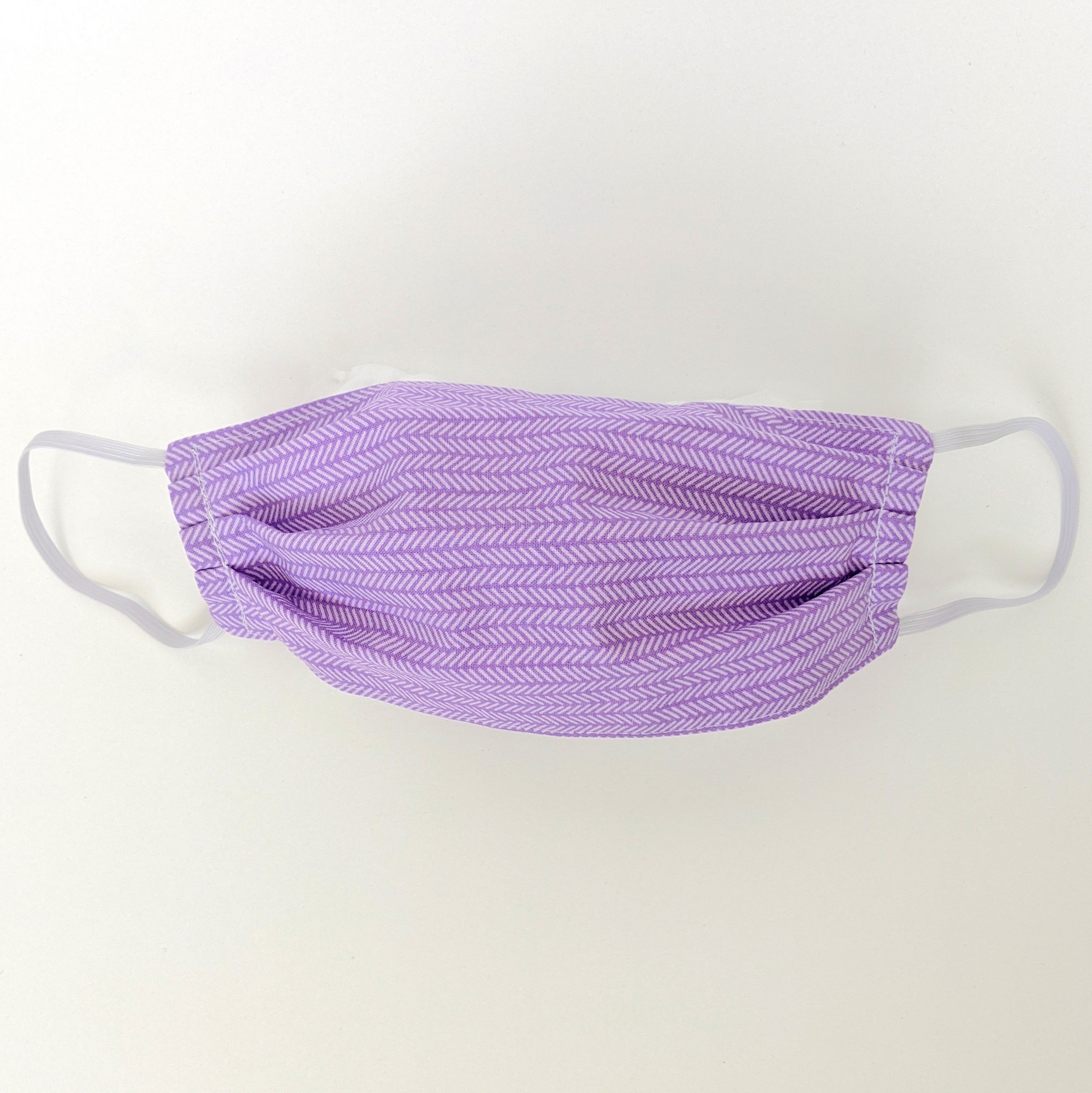 Purple Chevrons Face Mask