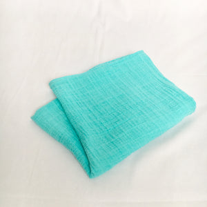 Teal Muslin Blanket