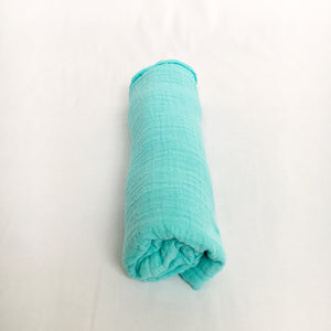 Teal Muslin Blanket