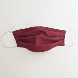 Floral and Maroon Face Mask