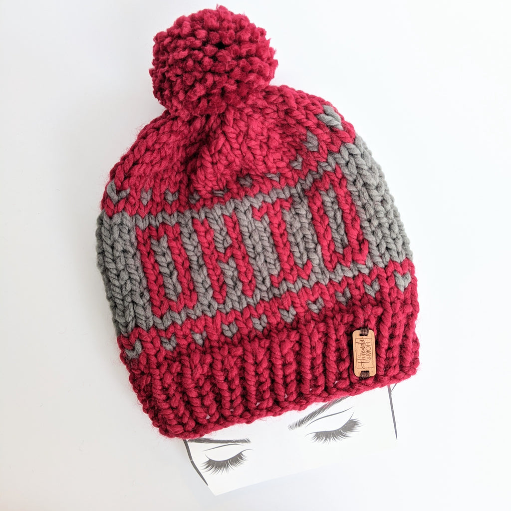 OHIO Script Knit Beanie Hat