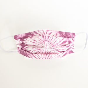 Purple Tie Dye Face Mask