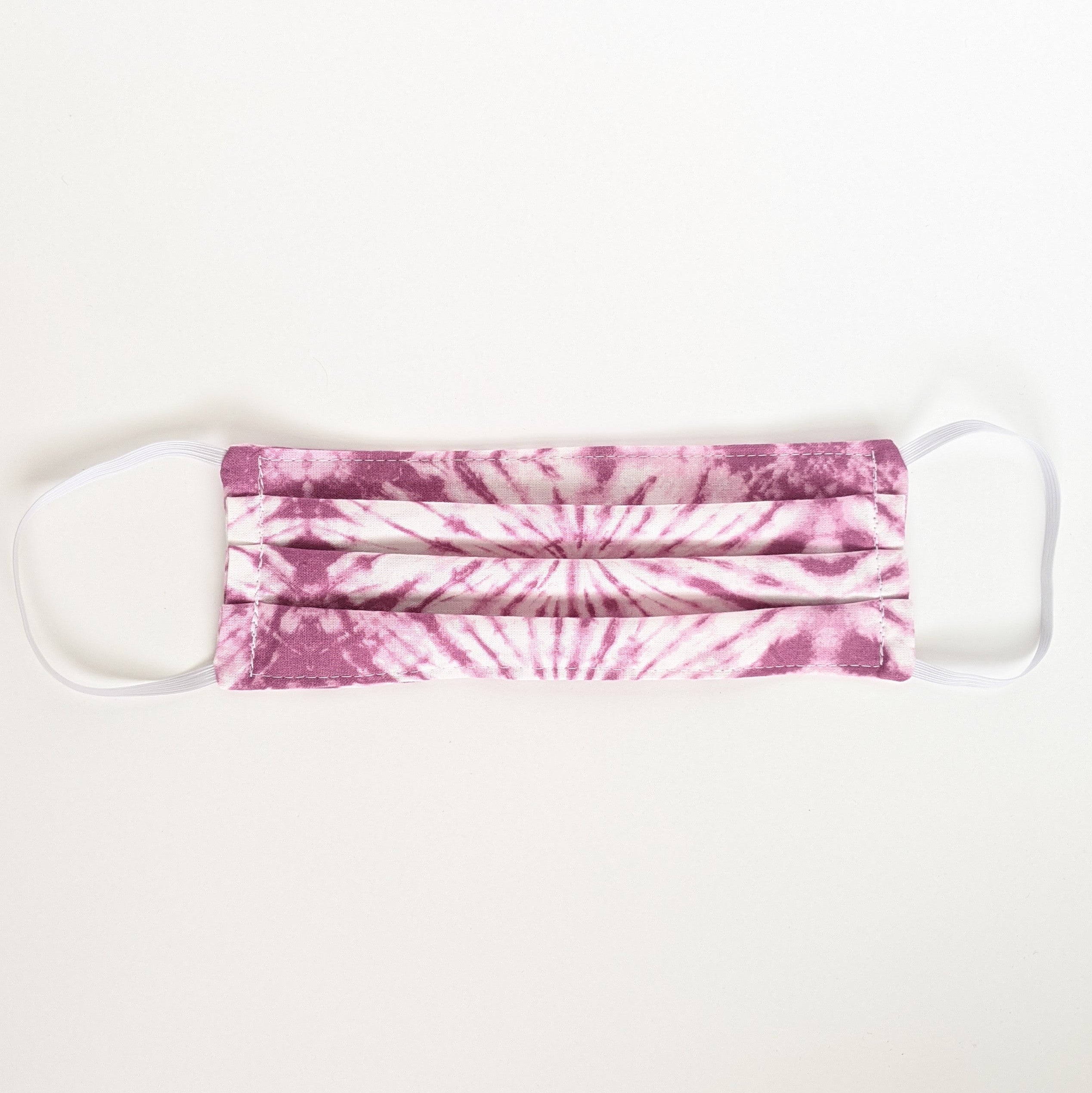Purple Tie Dye Face Mask