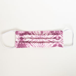 Purple Tie Dye Face Mask